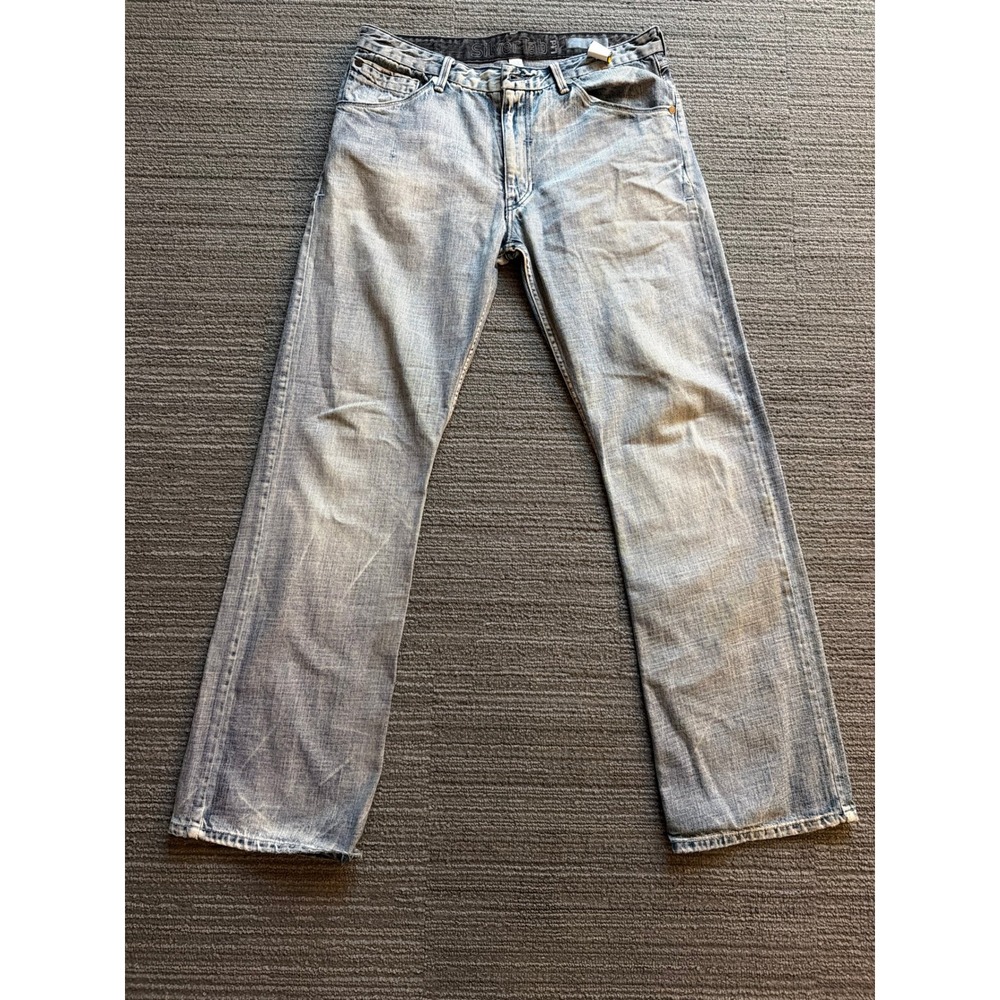 Levis SilverTab Ltd Boot Cut Jeans Light Wash Denim 34x34 Y2K Skate 0708